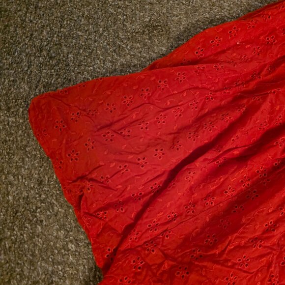 NWT Torrid Size 2X Red Midi Skirt A-Line - Picture 4 of 6